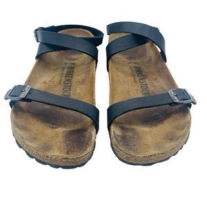 Birkenstock Daloa Black Ankle Strap Sandals Women's 36 EU / 5 US